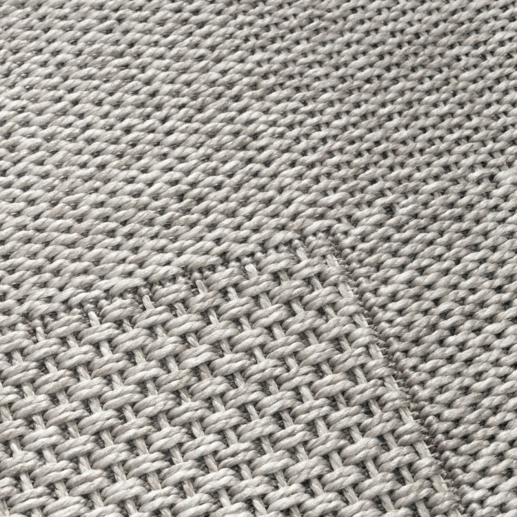 Teppich Deserto Grau von Carpet Decor, 160x230 cm, robust und fusselfrei, für drinnen & draußen