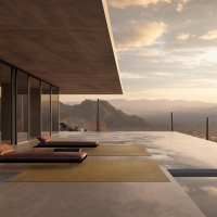 Carpet Decor Deserto Outdoor-Teppich, Taupe, 200x290 cm, einfarbig, aus Polypropylen