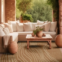 Carpet Decor Duna Outdoorteppich aus 100 % Polypropylen in Beige, Format 160x230 cm Carpet Decor Duna Outdoorteppich aus 100 % Polypropylen in Beige, Format 160x230 cm