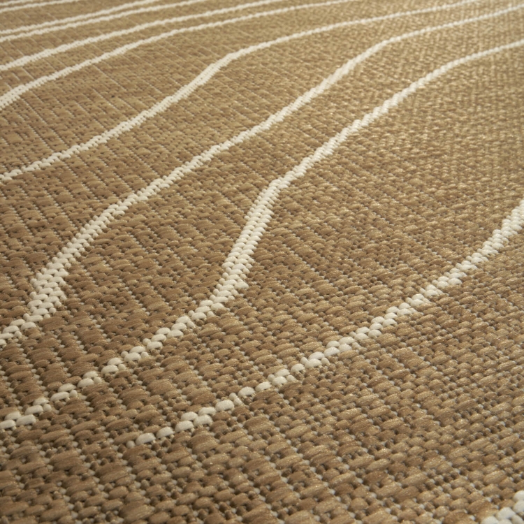 Teppich Duna von Carpet Decor, beige mit sandfarbenen Linien, Polypropylen, 200x290 cm