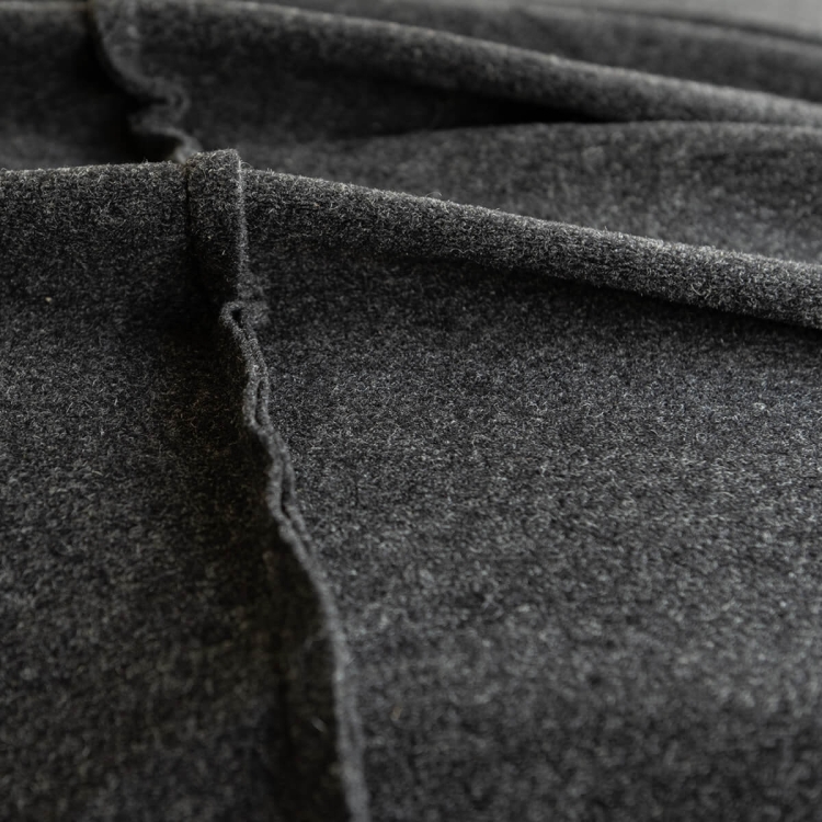 Moyha Wave Tagesdecke, Anthrazitgrau, Schurwolle 90%