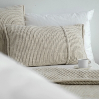 Moyha Dreamy Dekokissen, Grobstrick, beige, 60x40 cm