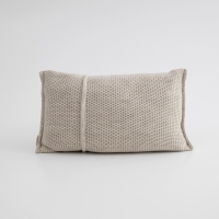 Moyha Dreamy Dekokissen beige, Grobstrick – passend zu Woolly Tagesdecken