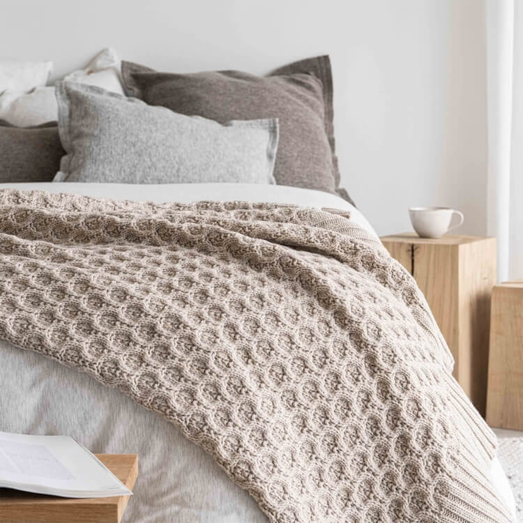 Moyha Wolldecke Cosy beige