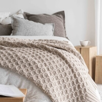 Moyha Wolldecke Cosy beige