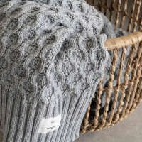 Moyha Wolldecke Cosy grau