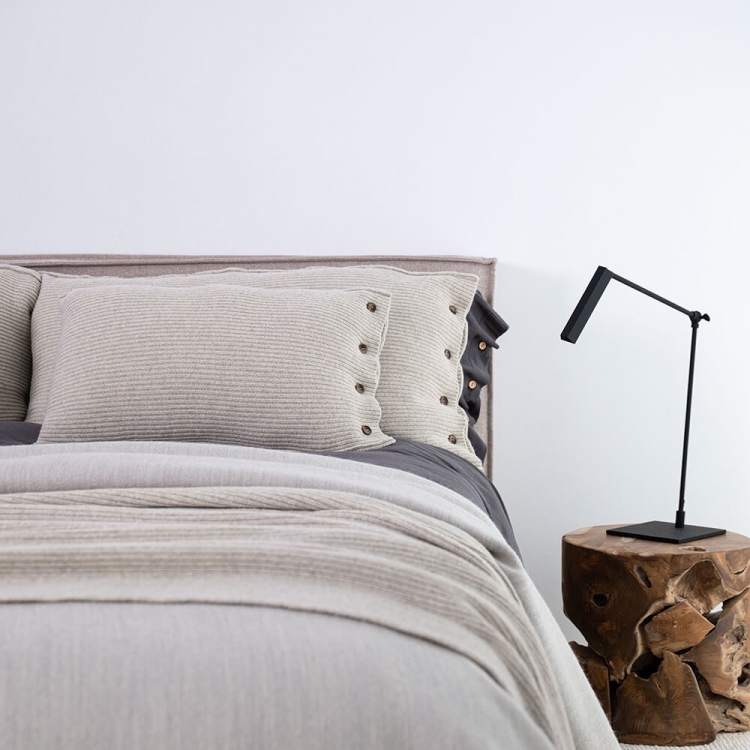 Moyha Dekokissen Classic Premium, hellgrau Creamy, Material 80% Schurwolle, 60x40 cm