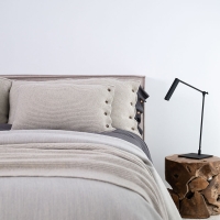 Moyha Dekokissen Classic Premium, hellgrau Creamy, Material 80% Schurwolle, 60x40 cm