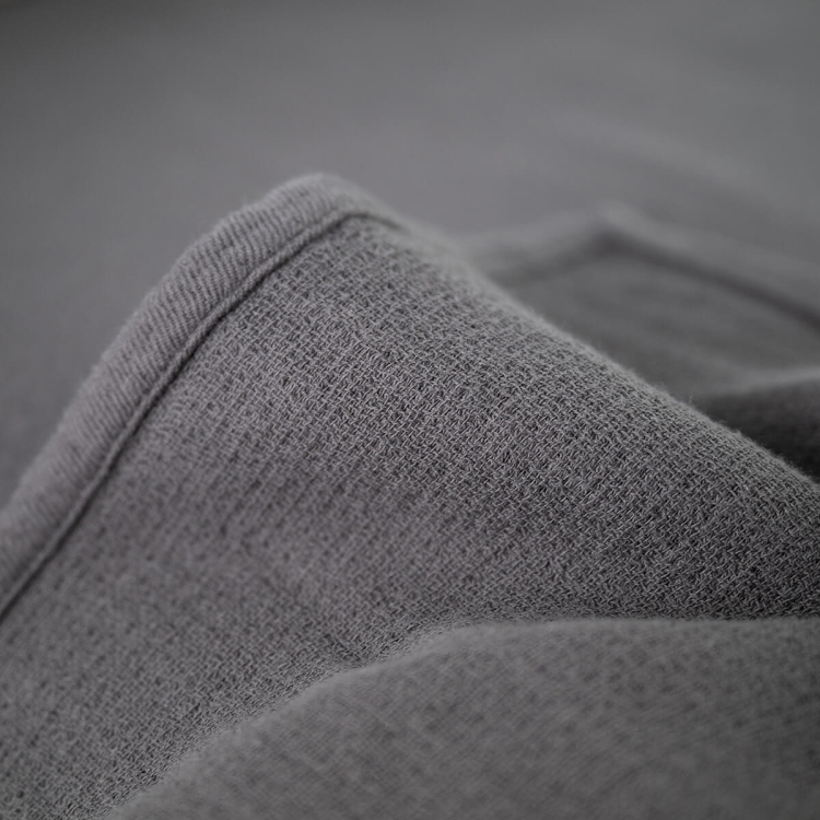 Moyha Baumwolle Tagesdecke, Dunkelgrau Anthrazit, 100% Baumwolle, 260x240 cm