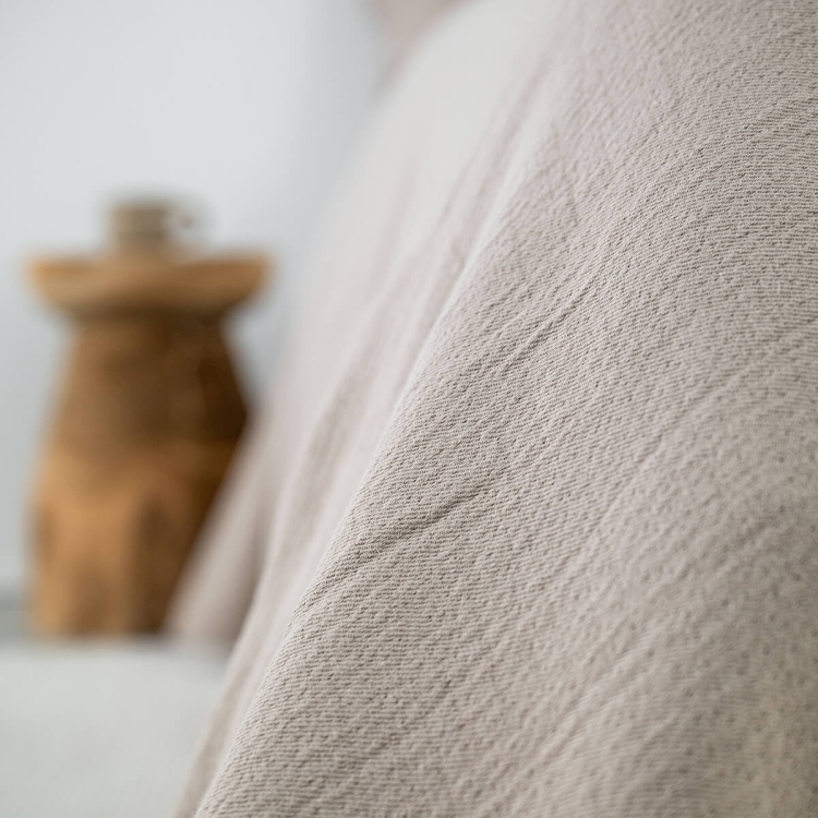 Moyha Baumwolle Tagesdecke Beige, Material 100% Baumwolle, 260x240 cm