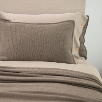 Moyha Close to Nature Tagesdecke, Braun, recyceltes Baumwollgarn