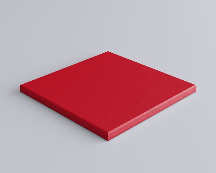 Weiches 3D Wandpaneel Quadrat Pixel edge mit abgeschrägten Kanten von fluffo