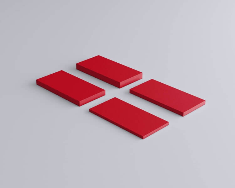 Weiches 3D Wandpaneel Rechteck Line von fluffo