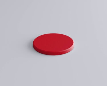 Runde Akustikpaneele Dot edge fluffo für 3D Wände 2