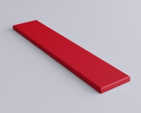 Weiches 3D Wandpaneel Stick edge mit abgeschrägten Kanten von fluffo