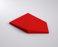 Weiches 3D Wandpaneel Link von fluffo