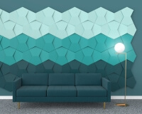 3D Wandpaneel Wohnzimmer Chain für kreative Schalldämmung