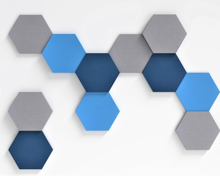 Hexagon 3D Paneel Hexa fluffo