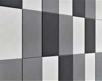 3D Wandpaneel Line edge mit abgeschrägten Kanten von fluffo