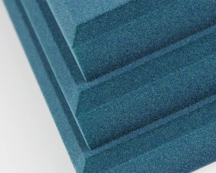 3D Wandpaneel Pixel edge aus weichem Akustikschaumstoff