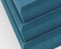 3D Wandpaneel Pixel edge aus weichem Akustikschaumstoff