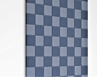 Kleine 3D Wandpaneele Pixel edge mit schrägen Ecken