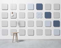 3D Akustikpaneel Tele aus weichem Akustikschaumstoff