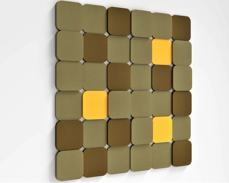 3D Wand für Schalldämmung in Konferenzzimmer