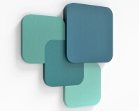 Kreative Akustikwand Tele cut von fluffo