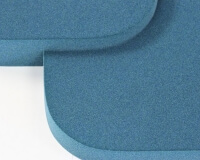 3D Paneele Tele cut aus weichem Akustikschaumstoff