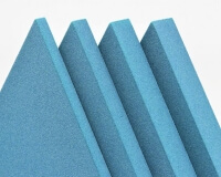 Schalldämmung aus dreieckigen 3D Panneelen Dot fluffo