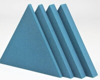 3D Wandpaneele aus weichem Akustikschaumstoff Triada