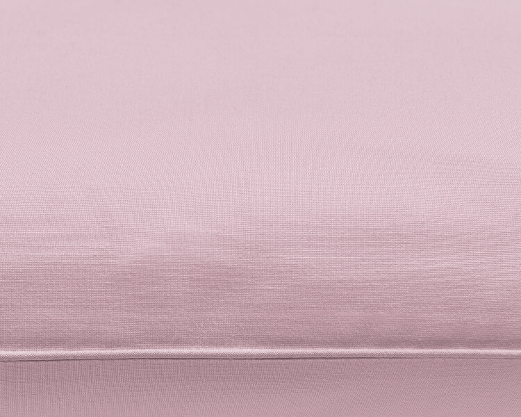Baumwoll-Bettwäsche in rosa uni Farbe