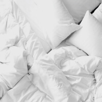 Premium Spannbettlaken von HOP Design in weiß