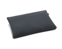 Bettwäsche aus Baumwolle hochwertig in dunkelgrau uni