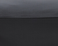 Baumwoll-Bettwäsche in dunkelgrau uni Farbe