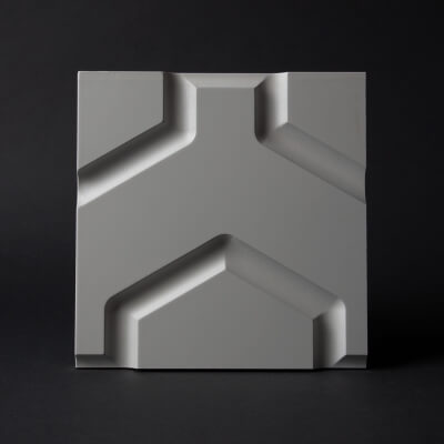 3D Wandpaneel MDF 019 mit Hexagon Muster 2