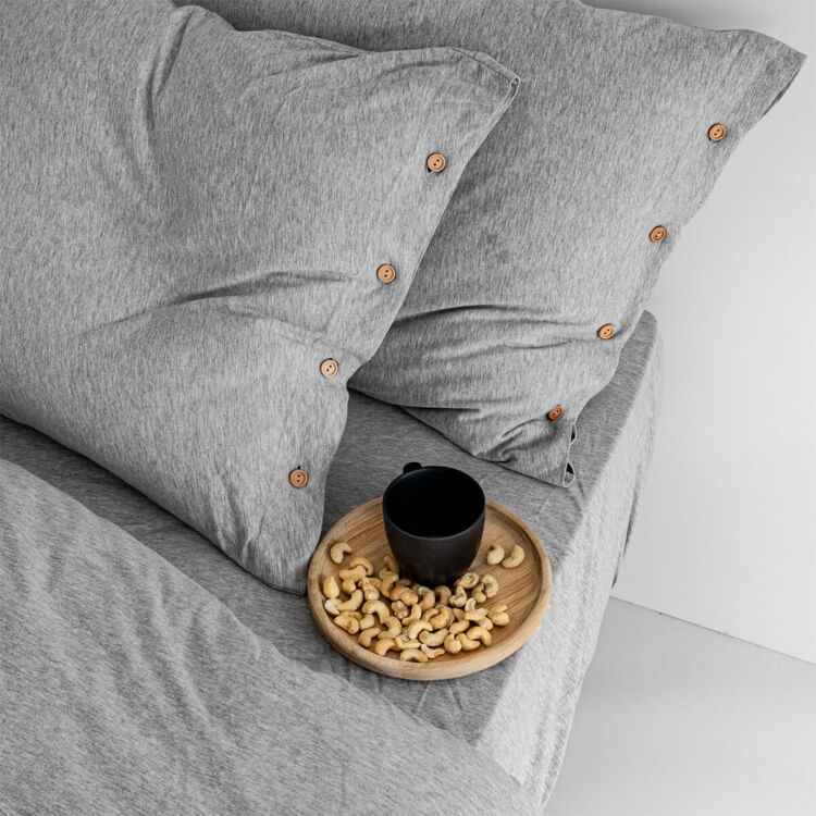 moyha Jersey Dream Bettwäsche grau