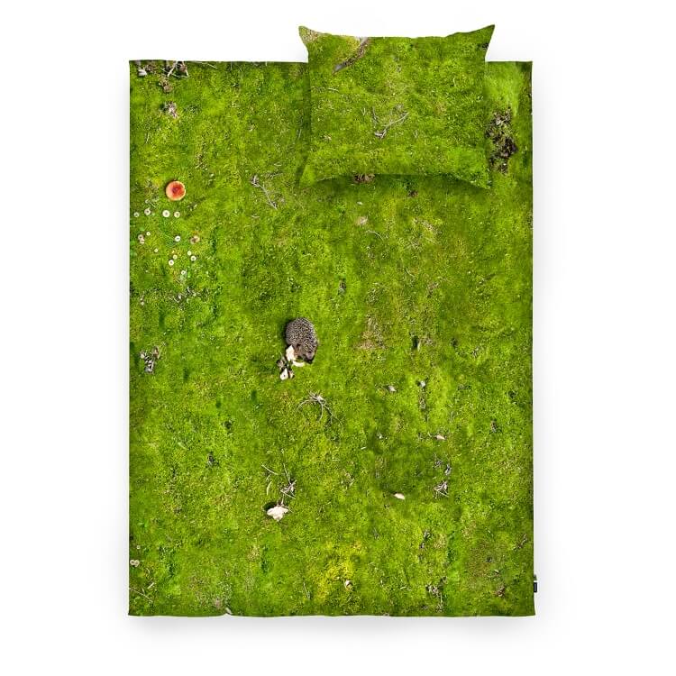 Hayka Moos Bettwäsche von Foonka Greenery