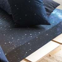 Sternenhimmel Spannbettlaken Hayka von Foonka