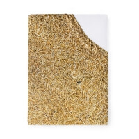 Hayka Spannbettlaken Stroh Design von Foonka