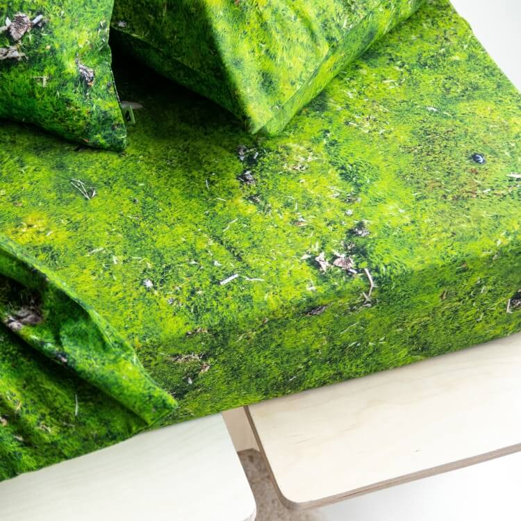 Moos Spannbettlaken Hayka von Foonka