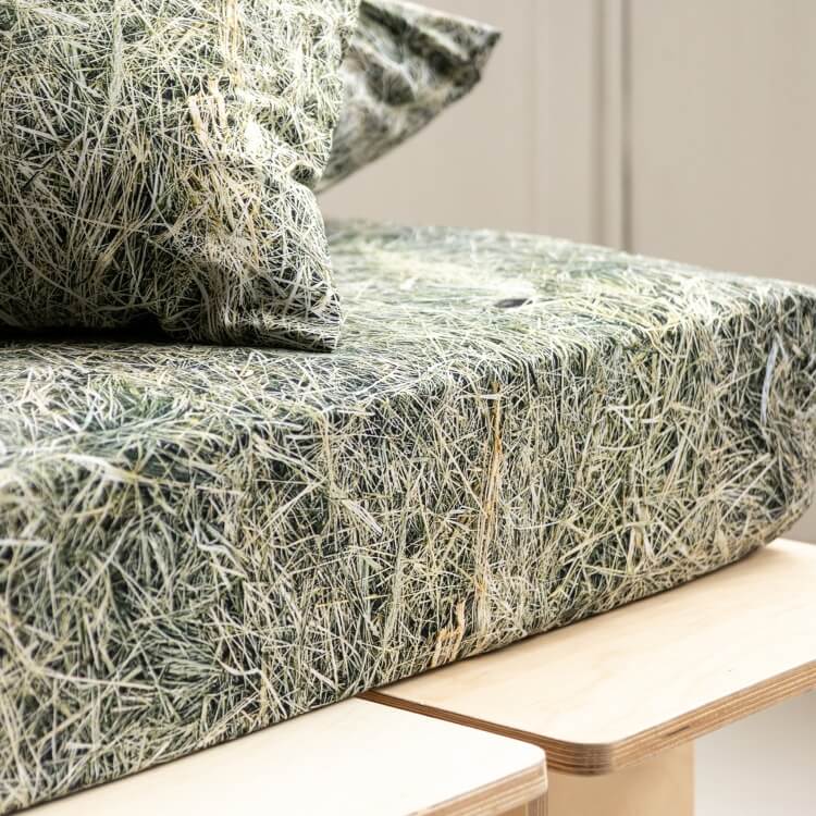 Foonka Spannbettlaken Heu Design Hayka
