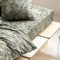 Hayka Spannbettlaken Heu Optik von Foonka