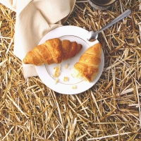 Tischdecke Stroh Optik von Foonka