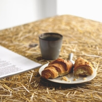 Foonka Tischdecke Stroh Design