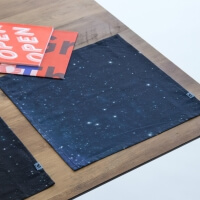 Sternen Design Stoffservietten Foonka