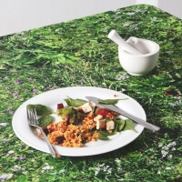 Foonka Alpen Wiesen Tischdecke