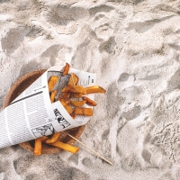 Baltikum Sandstrand Tischdecke Foonka