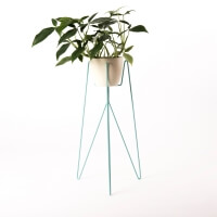 grüner Pflanzenständer Metall modern Bujnie Flo Blum Kollektion